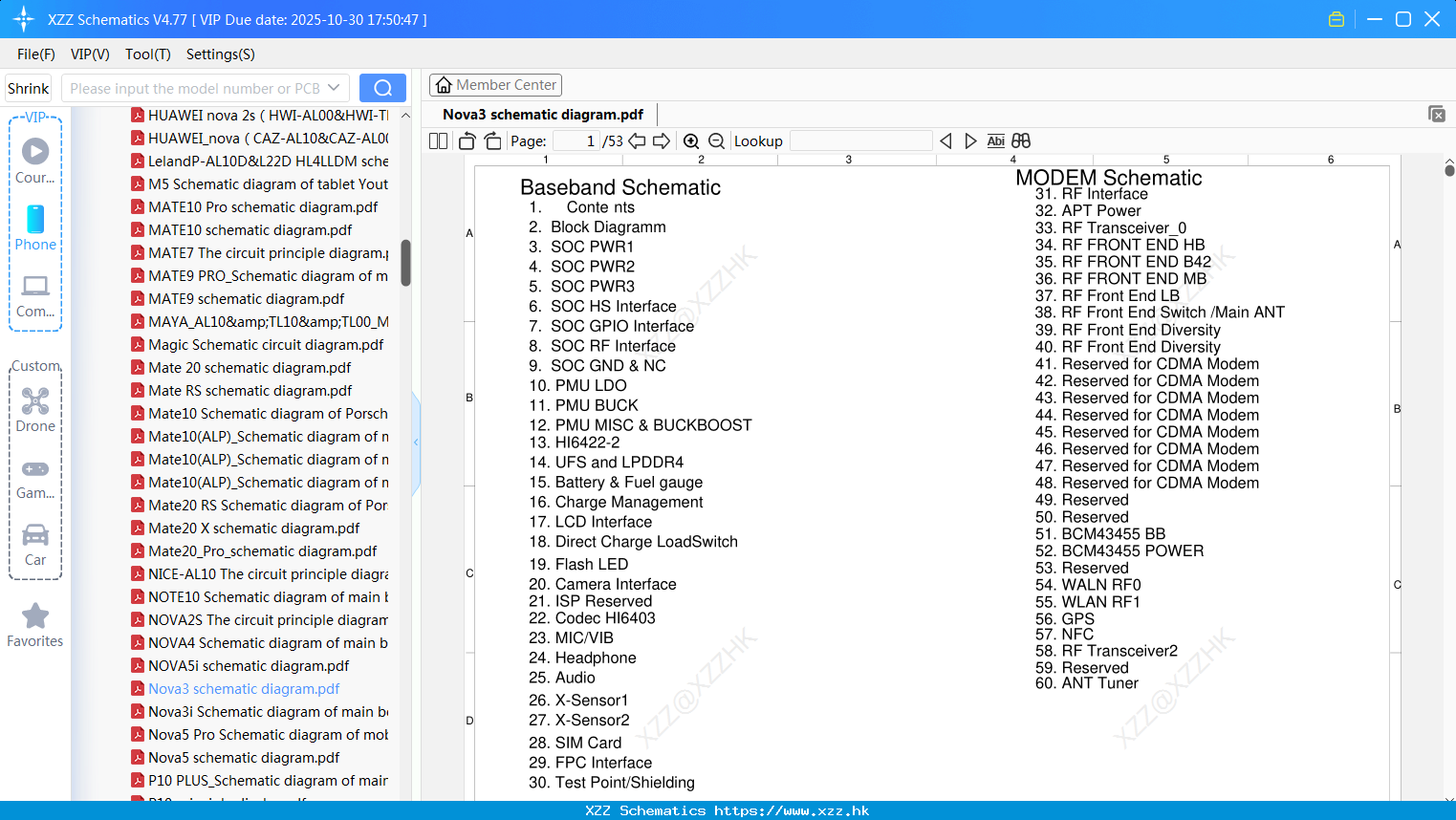 Huawei Nova3 Schematic Diagram